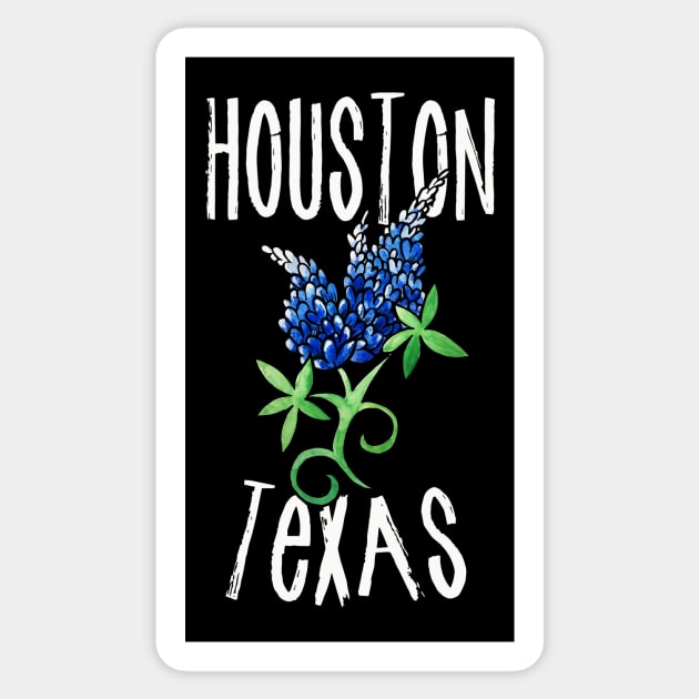 Houston Texas Sticker by bubbsnugg